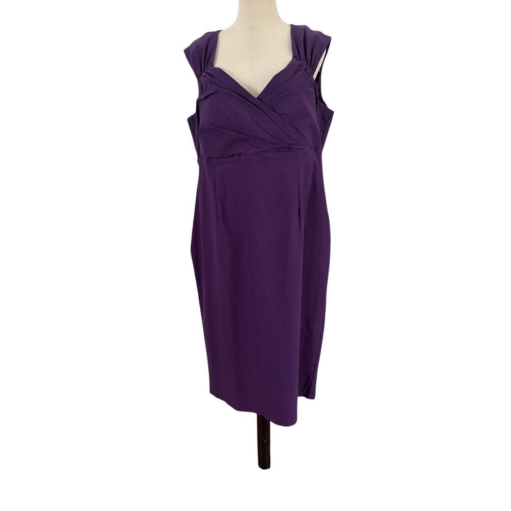 NWT Pinup Couture Dress 4x Purple Wiggle USA Made‎ Retro Vintage Inspired 50s